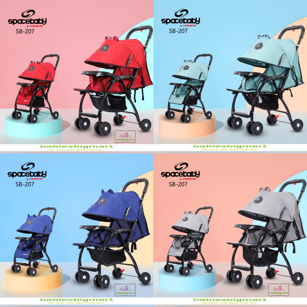 Stroller Spacebaby SB 207 Kereta Dorong Space Baby Murah