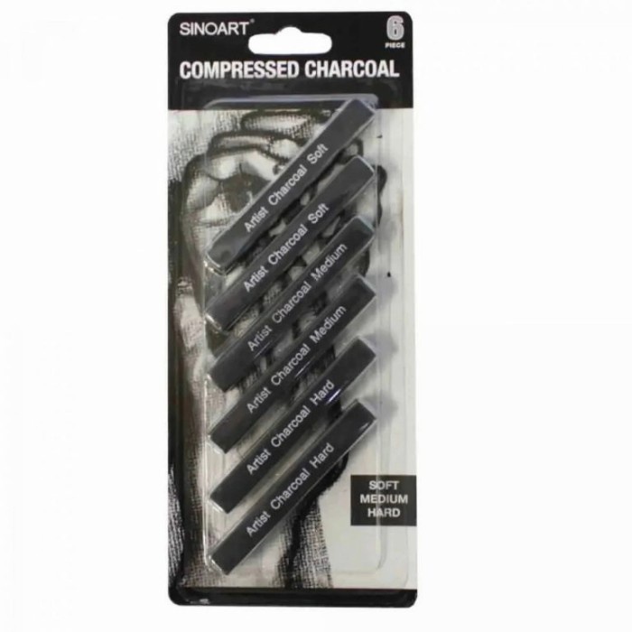 

Charcoal Sinoart Compressed Charcoal 6 Piece