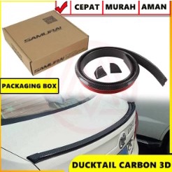 Promo  Spoiler Ducktail Belakang Bagasi Sedan Universal Carbon