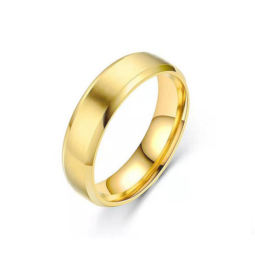 Timekey 6/8mm Desain Sederhana Titanium Stainless Steel Cincin Kasual Jari Perhiasan Halus Kekasih Pasangan Cincin Untuk Wanita Pria Pernikahan Band K6R4