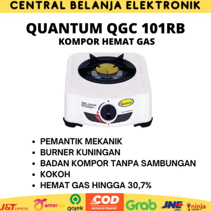 Kompor gas 1 tungku Quantum QGC 101R / QGC 101RB