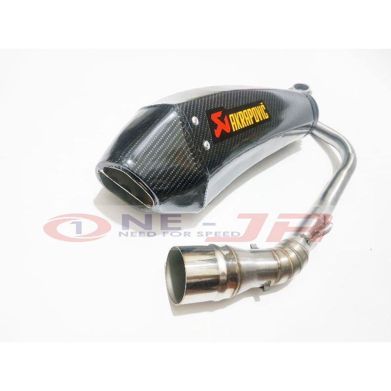Akrapovic Knalpot Racing Nmax old new Aerox Lexi Mio Xmax 250 xride  PCX Beat Vario 125 150 Scoopy G