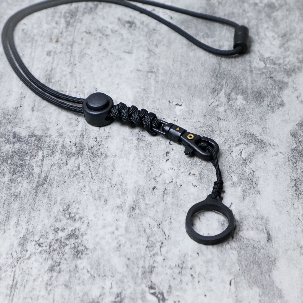 Lanyard Podss V2 Tali Gantungan Kalung Podzz Paracord 550 Free Karet O Ring 13mm 20mm 40mm Adjustable Premium