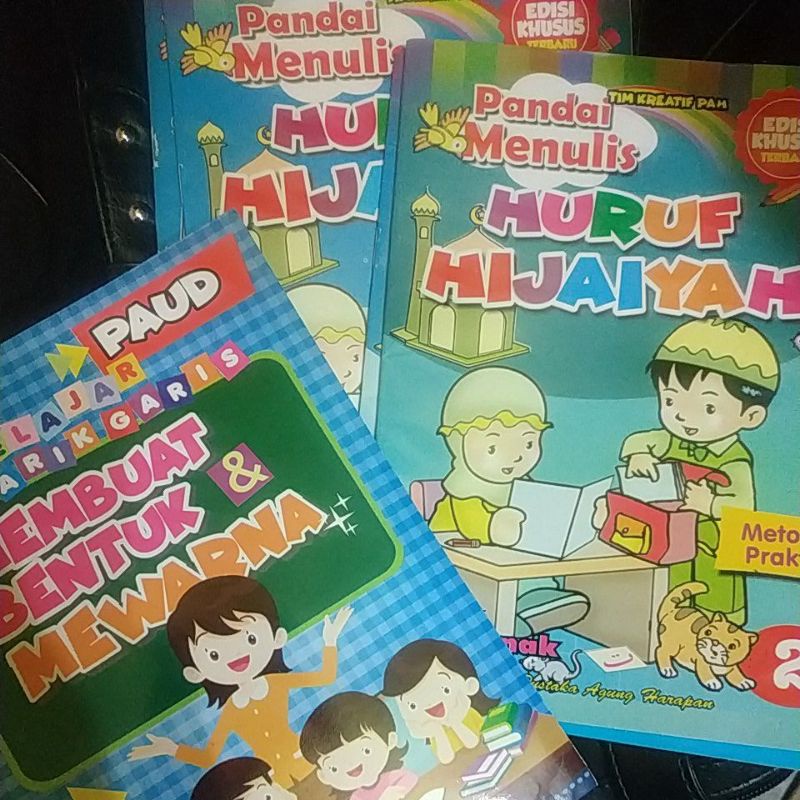 

buku menulis dan mewarnai
