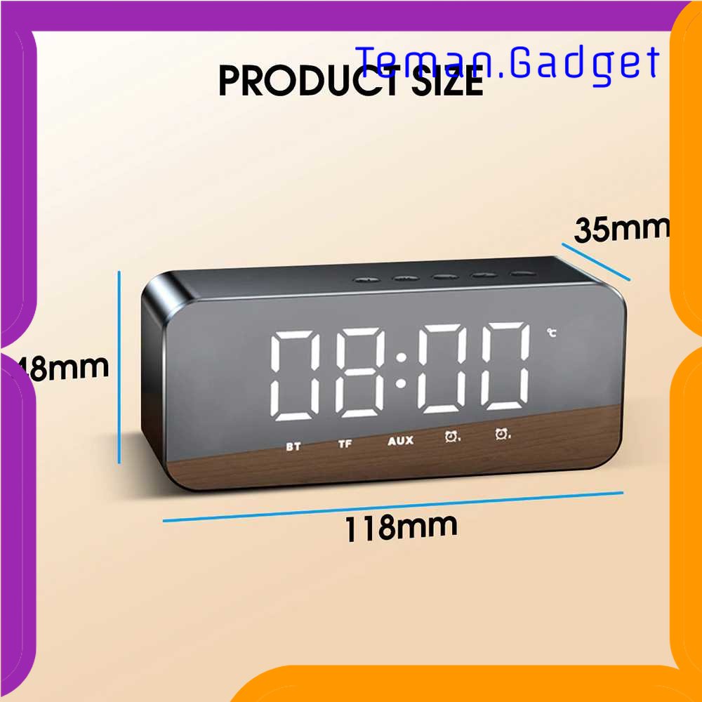 TG-PJM Bannixing Jam Alarm Clock with Bluetooth Active Speaker TF AUX FM - G50