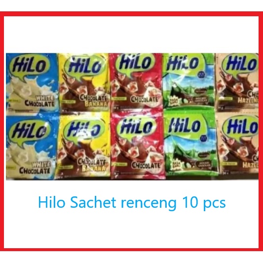 Hilo Sachet Renceng isi 10 pcs |minuman serbuk tinggi kalsium dan vitamin