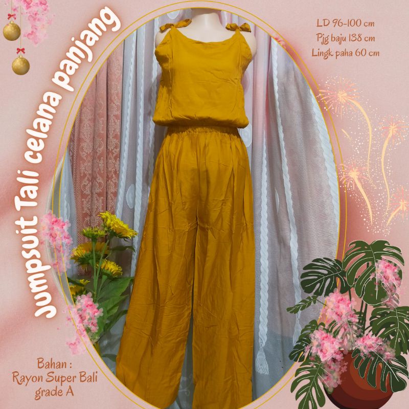 Jumpsuit Tali celana panjang