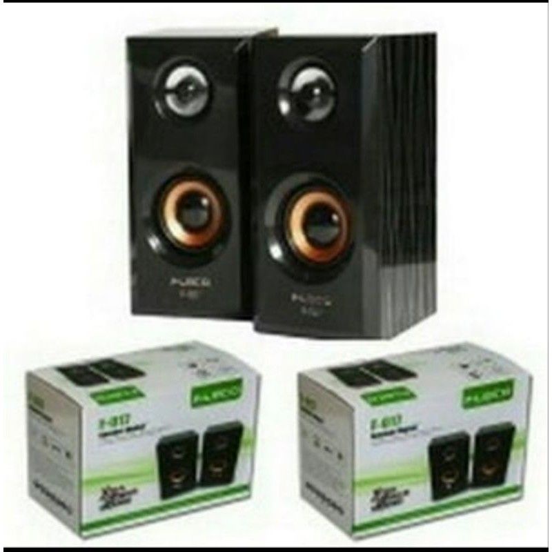 Fleco F-017 Speaker Komputer Multimedia Speaker Laptop PC Salon Aktif Mini Computer