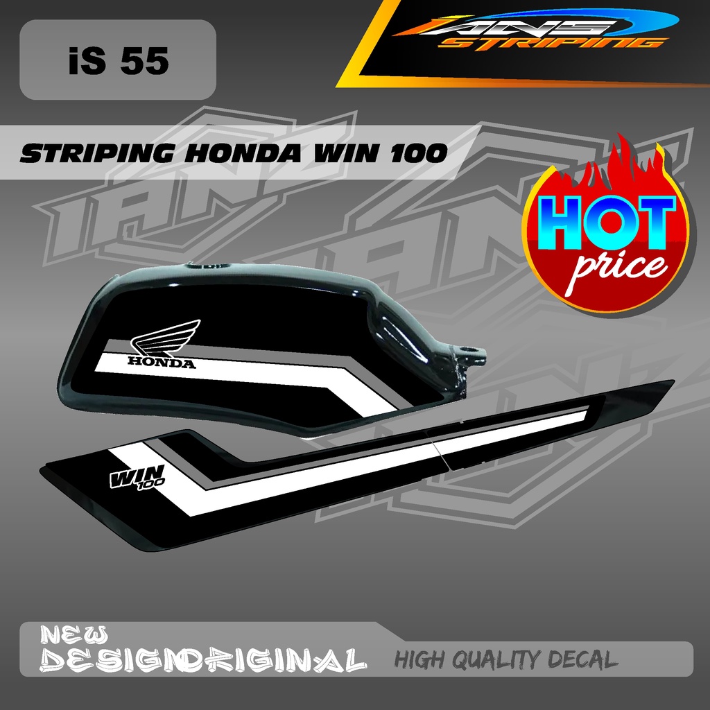 STRIPING LIST TANGKI WIN100 CUSTOM DECAL HOLOGRAM / NON HOLOGRAM IS55