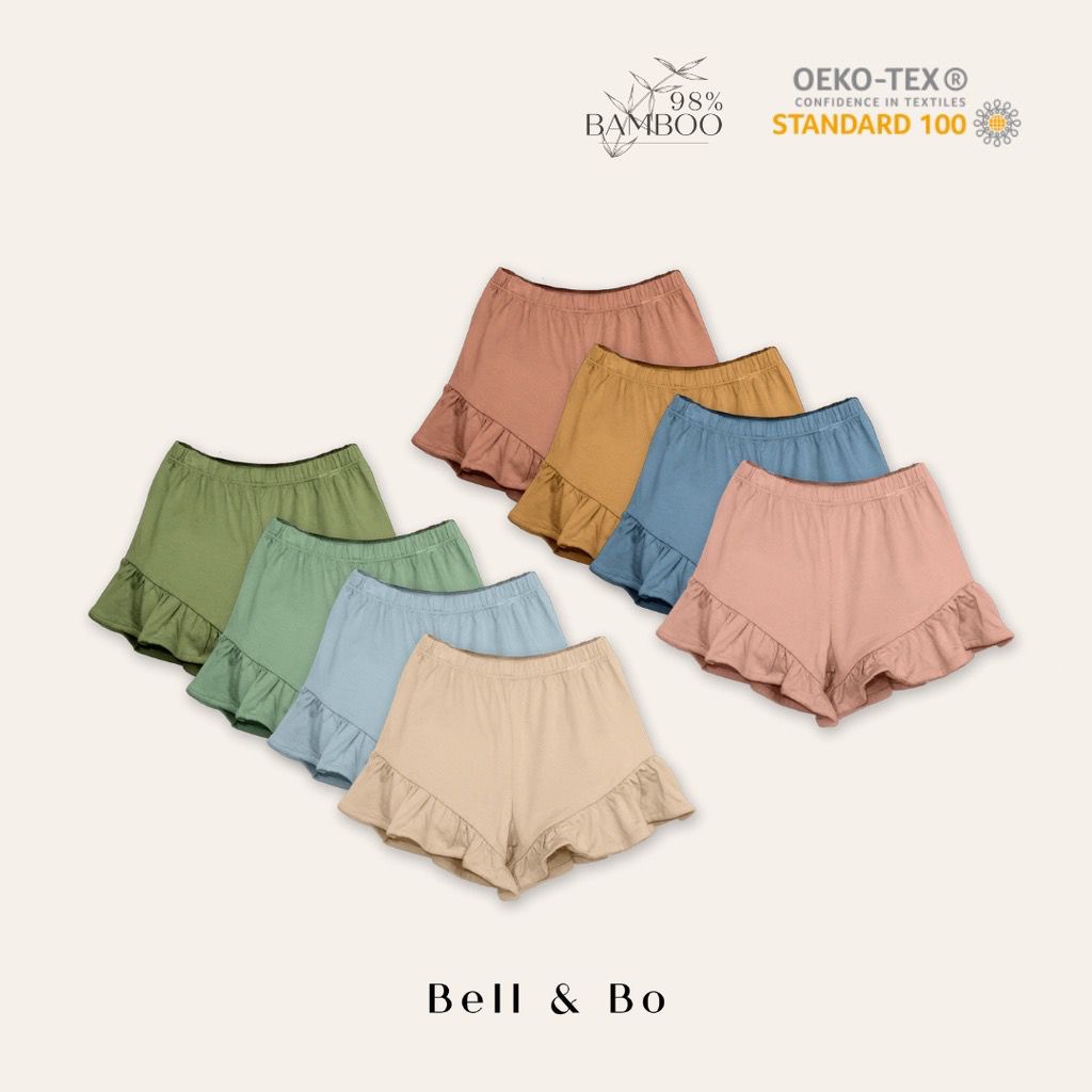 Bell &amp; Bo - Twyla Ruffle Short Bloomer / Celana Pendek Anak Perempuan