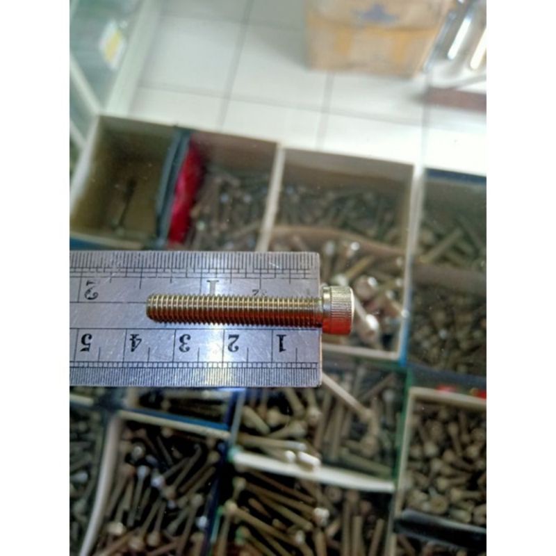 Baut kunci L 10 ukuran M6 ×35 / Baut blok CVT VARIO BEAT SCOOPY Variasi kunci L kualitas import