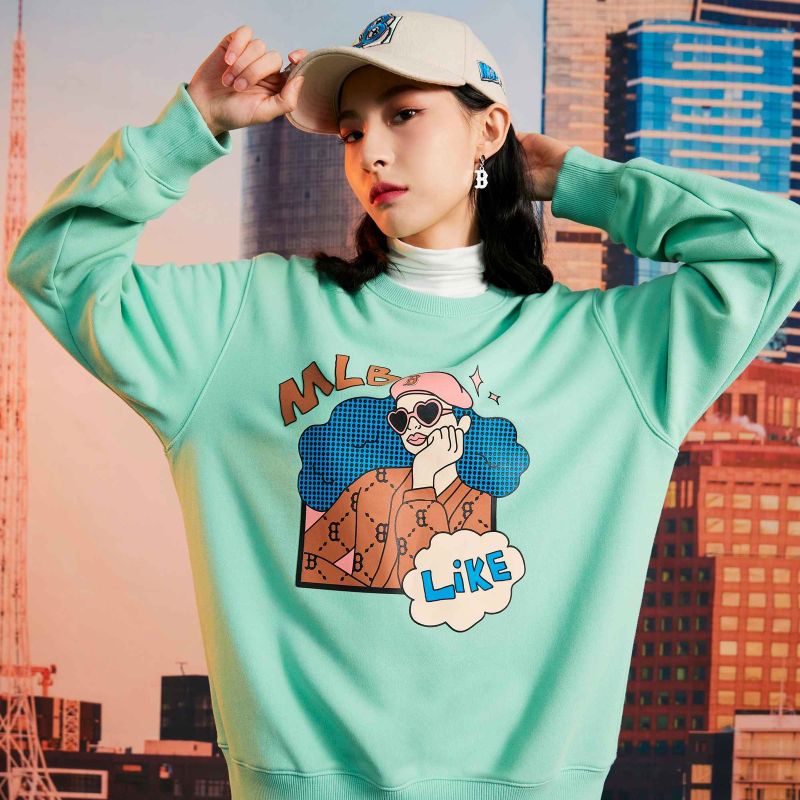 ML**B cartoon oversized sweatshirt