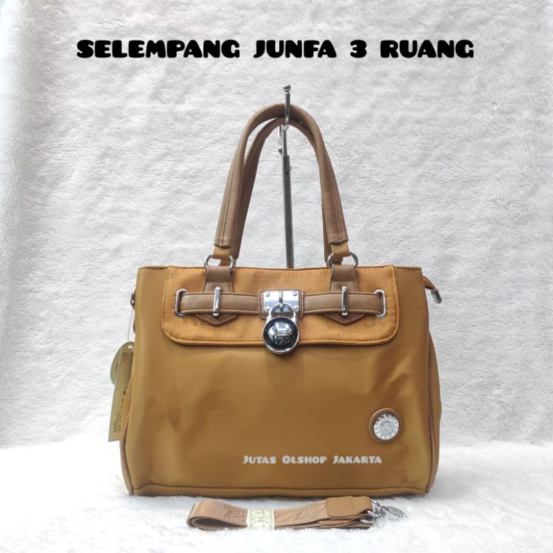 SLING BAG 3 RUANG - JUNFA A8158-358 ™35CM ORIGINAL