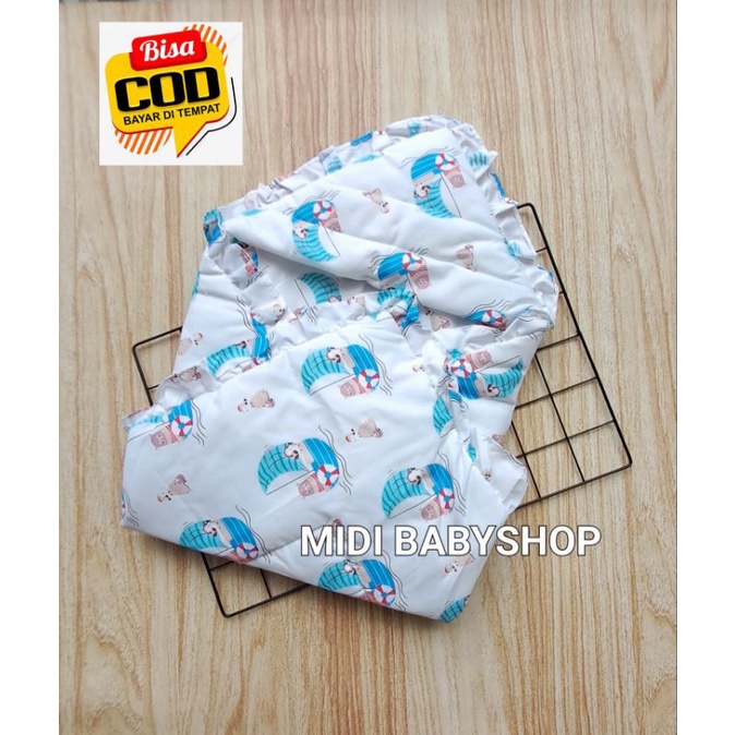 Selimut Topi Bayi karakter lucu Melati baby / Selimut Bayi Topi newborn karakter lucu Melati Baby