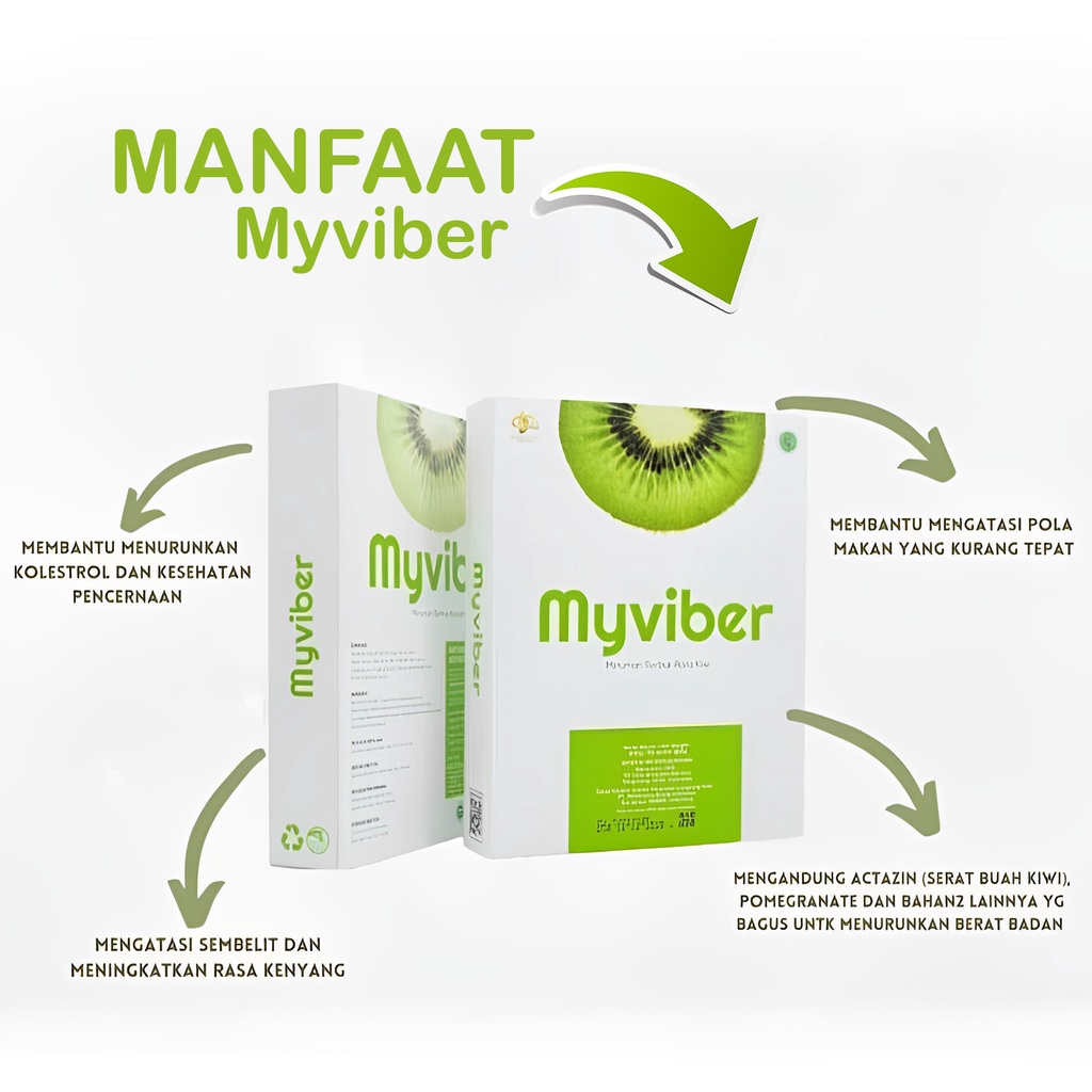 MYVIBER MCI Original Pelangsing Diet Aman dan Sehat Untuk Percernaan Kemasan Box