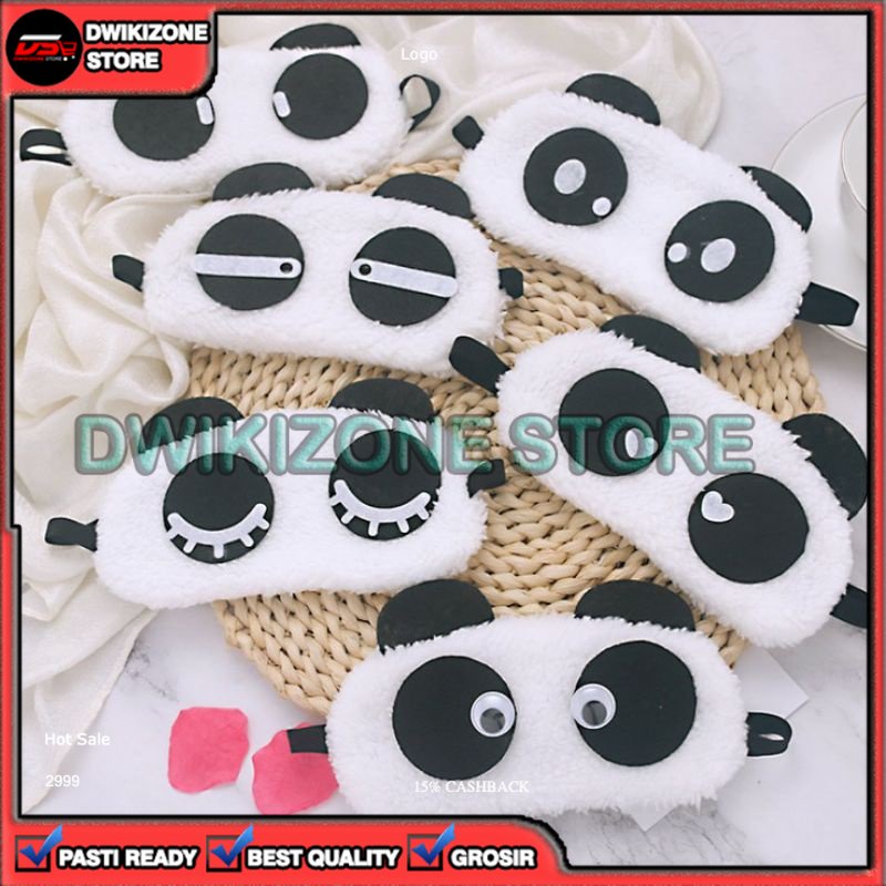 [GROSIR] PELINDUNG PENUTUP MATA TIDUR SLEEPING EYE KARAKTER PANDA