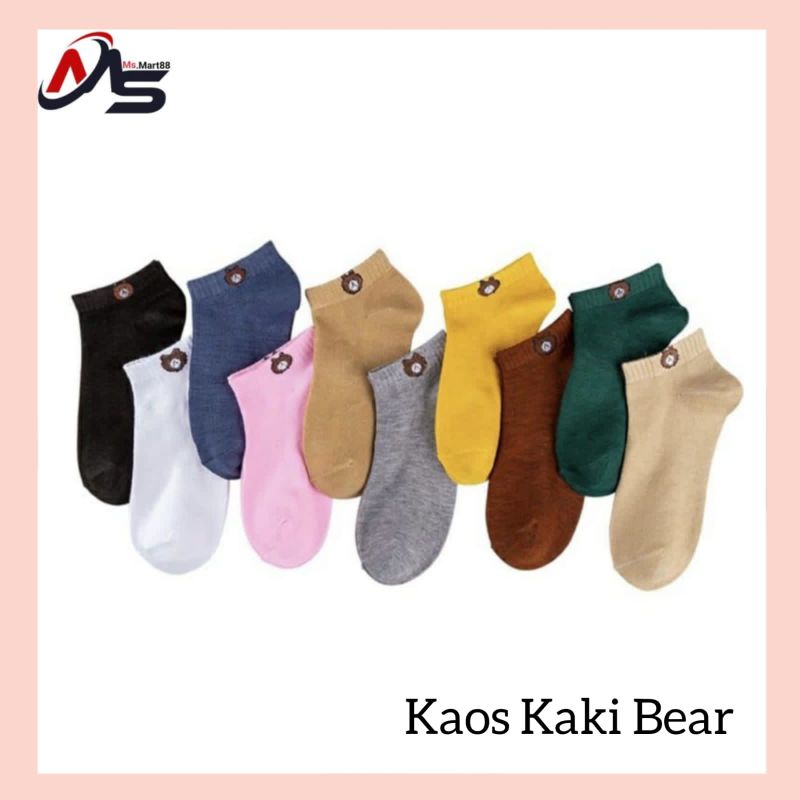 Kaos Kaki / Kaos Kaki Pendek / Kaos Kaki Beruang