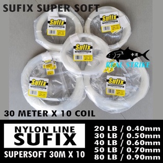 SUFIX SUPERSOFT 30x10 40LB ( 300 METER )