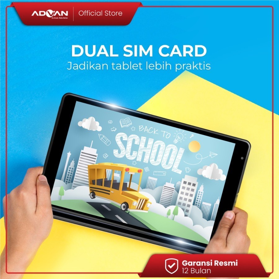 Advan Tab A8 3/32 GB Garansi Resmi