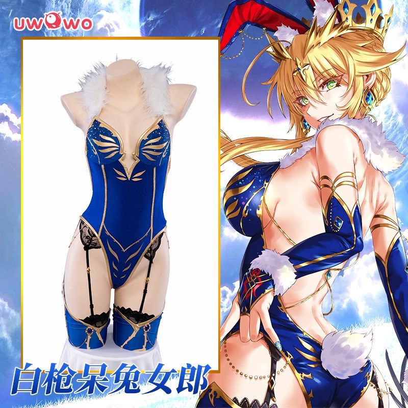 ✨READY✨ Uwowo - Arthuria Lancer Bunny Suit FGO Fate