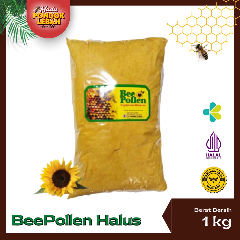 

Pondok Lebah - Bee Pollen Halus Super Food Premium Multivitamin 1kg