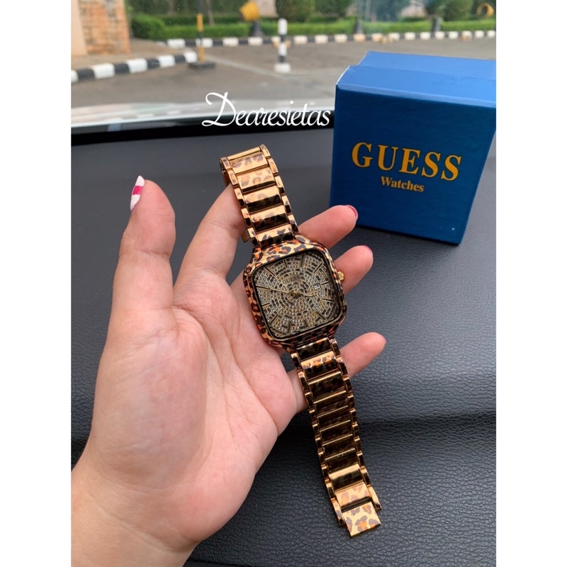 Leopard jam tangan wanita motif leopard