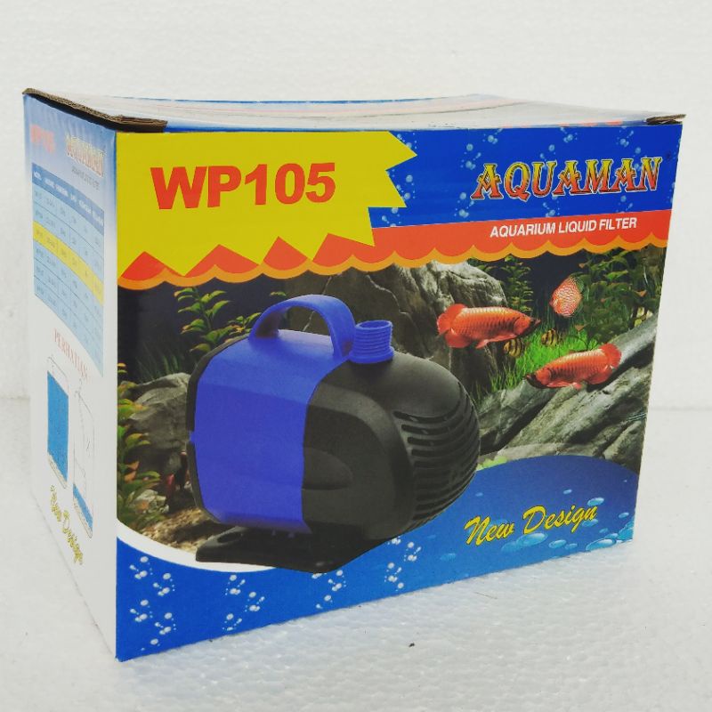 mesin pompa filter celup aquarium AQUAMAN WP 105 waterpump akuarium ph water pump kolam hidroponik submersible