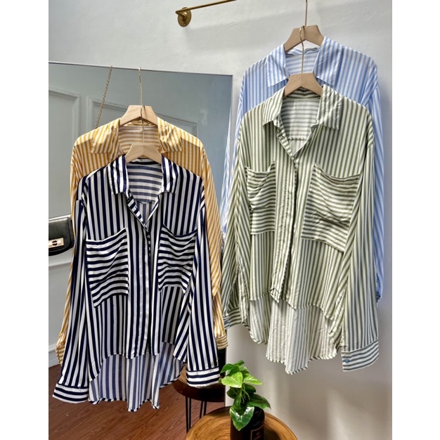 LURIA SHIRT// KEMEJA SALUR RAYON SAKU 2