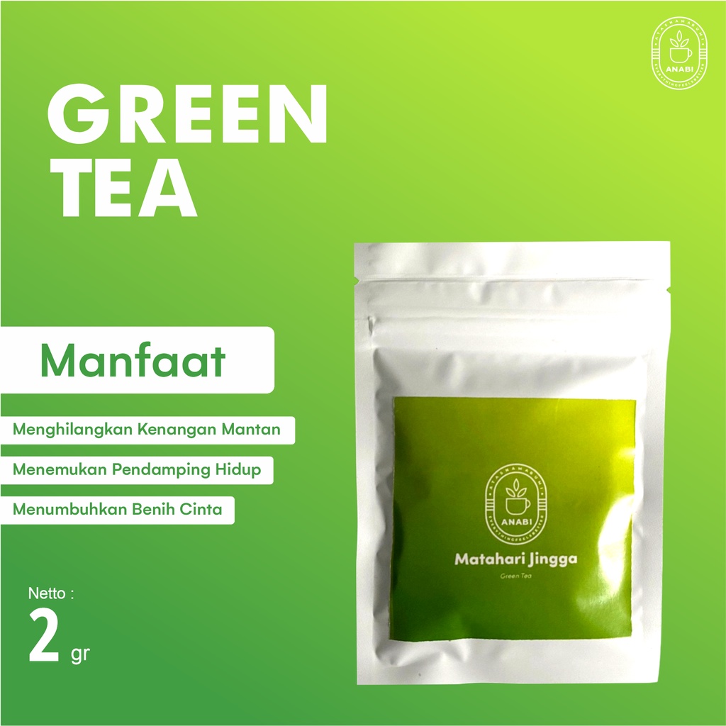 

ANABI - Green Tea ( Matahari Jingga ) Teh Hijau Kering Spesial Premium Organik Teh Diet Premium