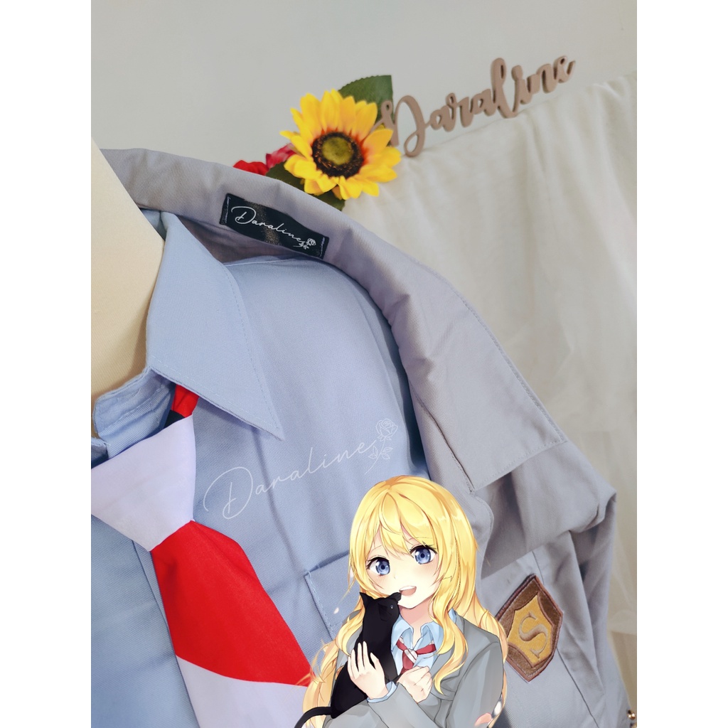 KOSTUM COSPLAY KAORI MIYAZONO SHIGATSU WA KIMI NO USO