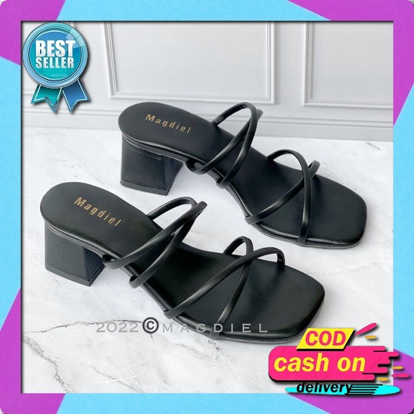 Sepatu Sendal Oversize Wanita Big Size 41-45 Slop Bustong Kulit Lancip Kaki Jumbo Lebar Gemuk Sendal