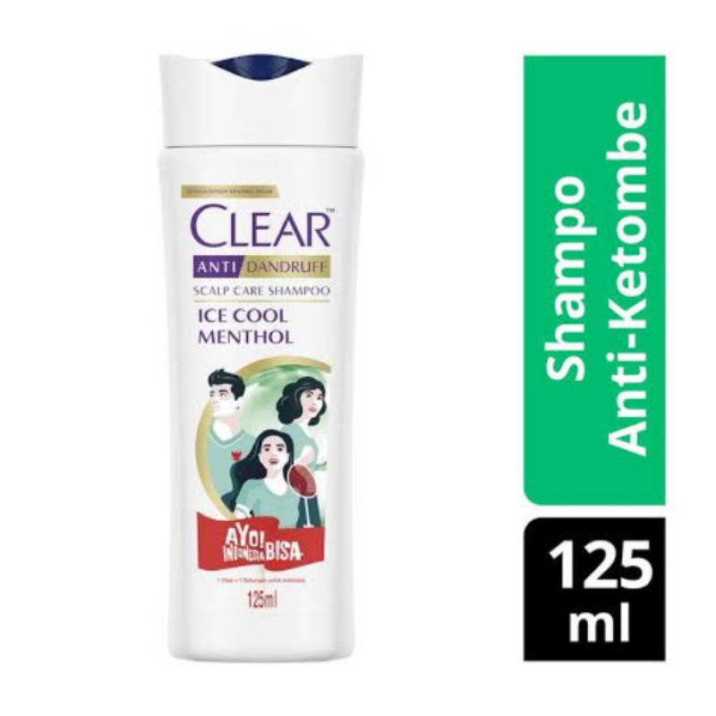 Clear Ice Cool Menthol  160mL / 125mL / Complete Soft Care / Shanpoo / Shampo Anti Dandruf ketombe