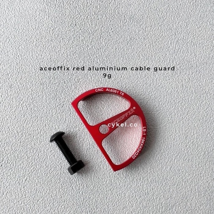 aceoffix cable fender disc red 3sixty cable guard folding bike bromp 3sixty pikes