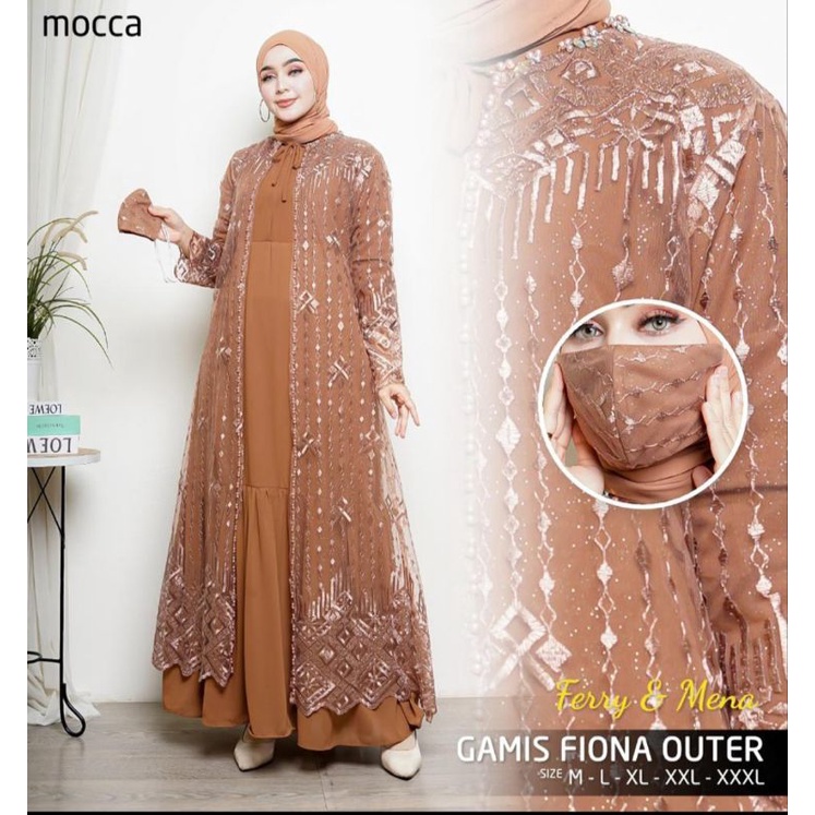 Gamis tille pesta modern//gamis tulle kondangan//gamis pesta seragaman//fashion muslim