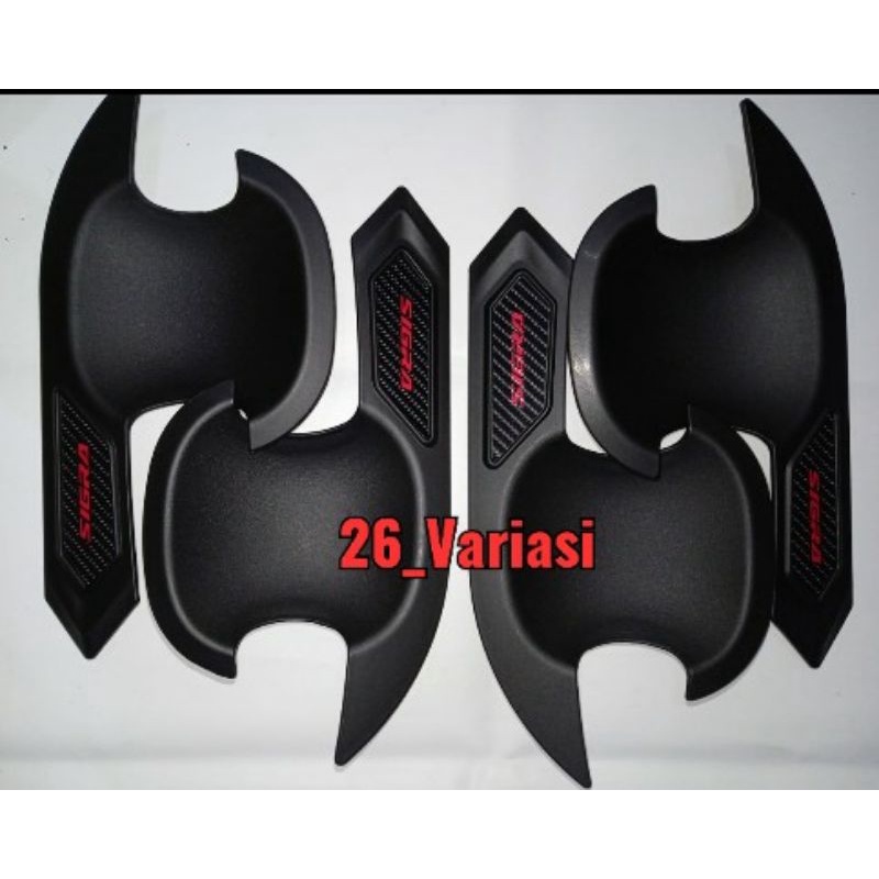 Calya Sigra Outer Mangkok Handle Pintu Sigra Calya 2016-2021 Hitam Doff