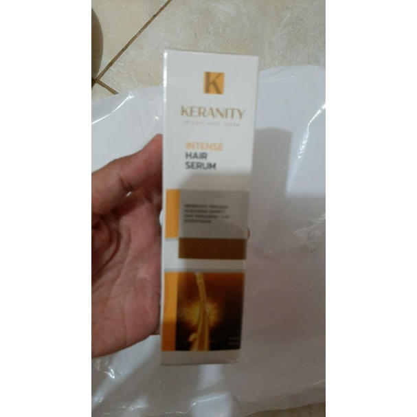 Cod Keranity Hair Serum Penumbuh + Penyubur Rambut Atasi Kebotakan & Rontok (80ml) Asli.
