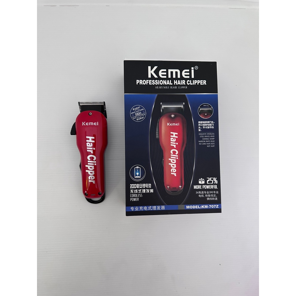 Hair Clipper Kemei KM-707Z Alat Cukur Rambut Cordless