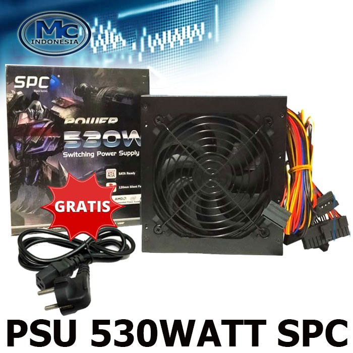 Internal Psu Pure Power Supply 530W Spc / Psu Gaming