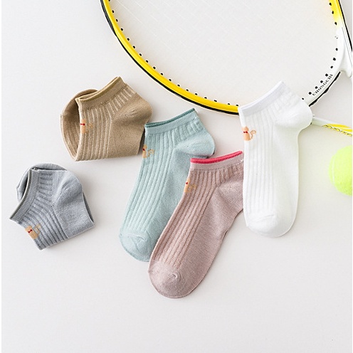 ⭐️𝐈𝐇𝐒 𝟓𝟕𝟗 𝐋𝐚𝐦𝐩𝐮𝐧𝐠⭐️Kaos Kaki Wanita Motif Kucing Korean Style Kaos Kaki Pendek Wanita Ankle Socks Import