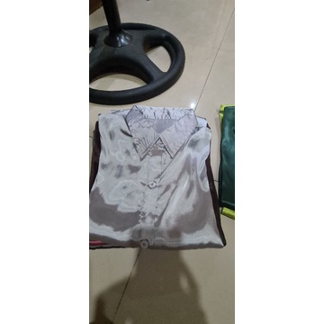 kemeja blus satin serut 101