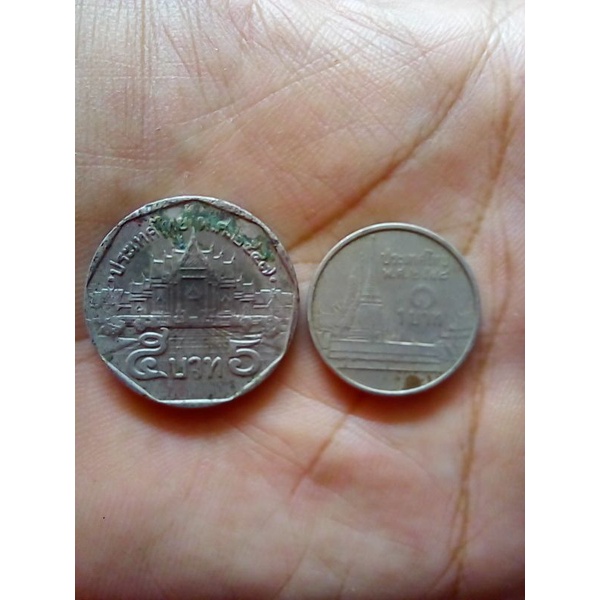 Uang Koin Thailand 2 Keping