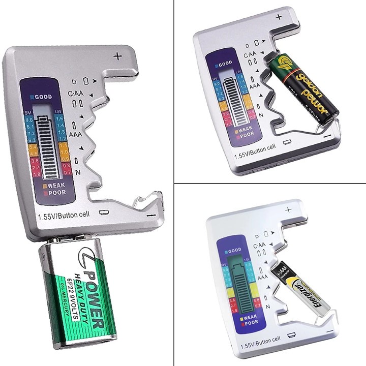 Universal Battery Tester Checker Alat Tes Cek Test Kapasitas Baterai