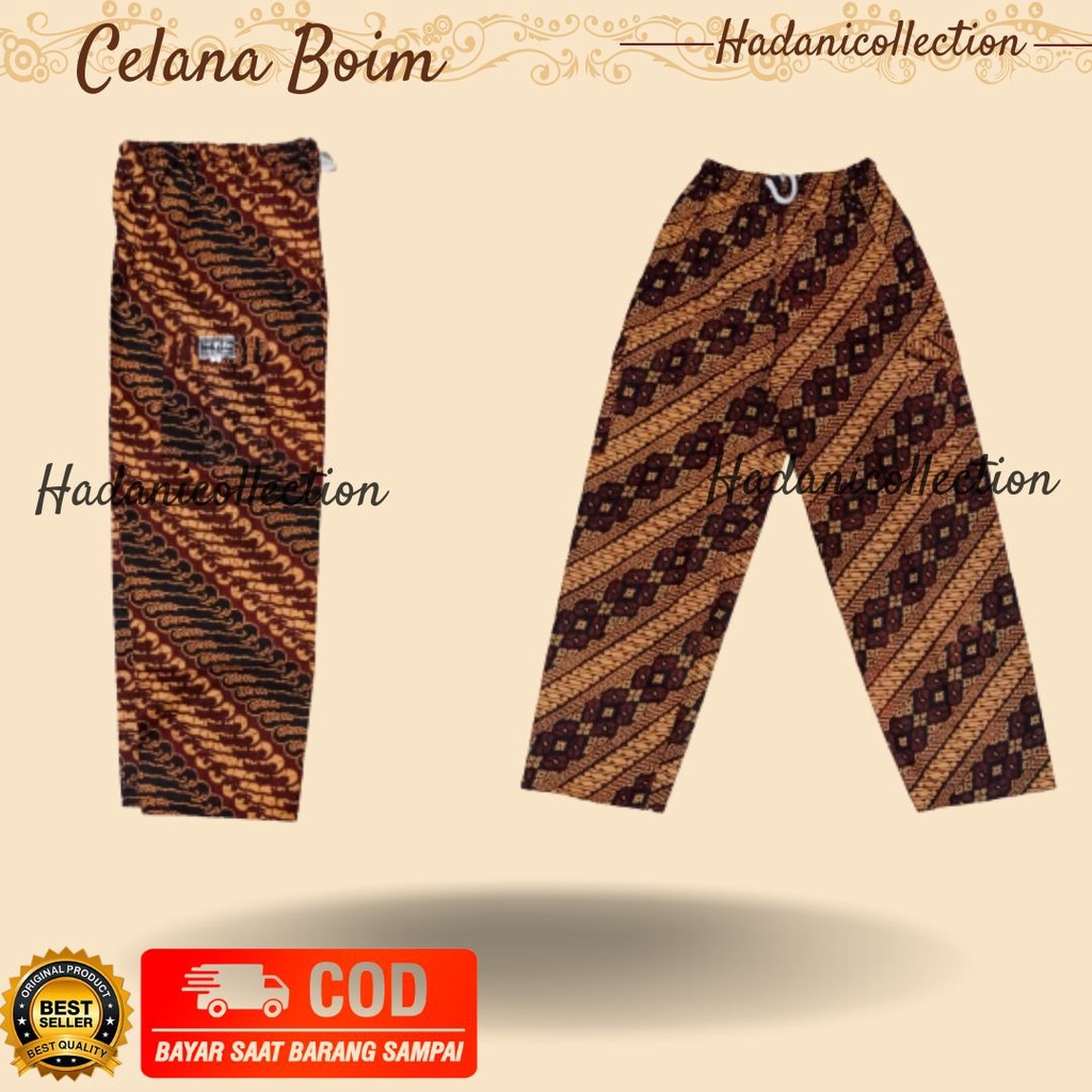 celana boim berbagai ukuran/Celana boim MURAH dewasa / celana batik dewasa dan jumbo terlaris murah harga terjangkau