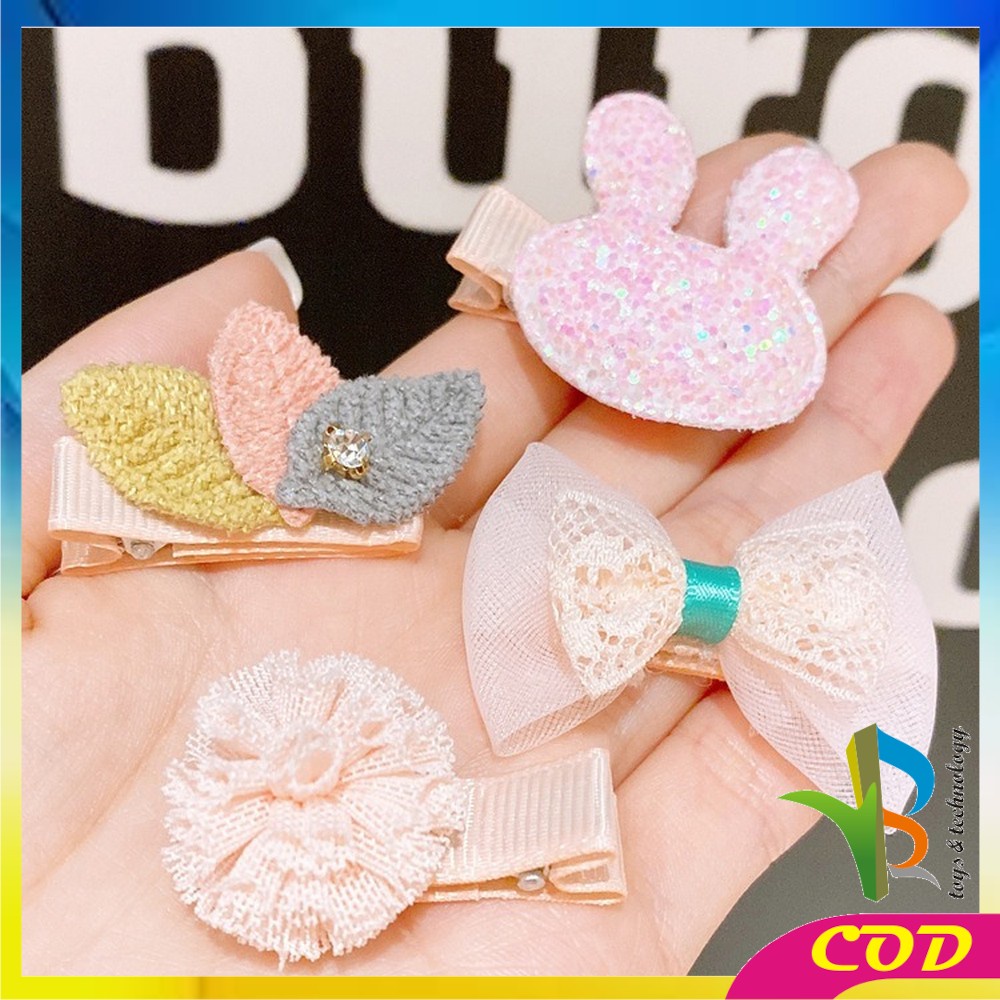 RB- C340-C342 PART 2 Jepit Rambut Anak Lucu Set 10 IN 1 / Baby Hair Clip Ala Korea / Jepit Rambut Korea Anak / Jepitan Rambut Anak Korea Fashion / Hair Pin Rambut / Hair Clips