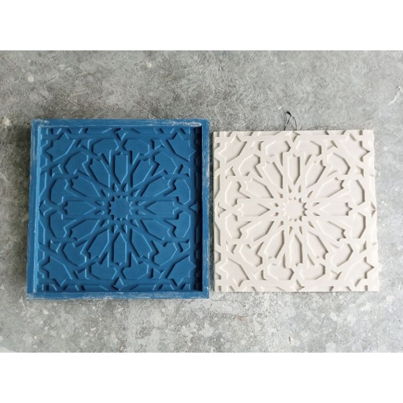 Cetakan panel dinding beton / gypsum 50x50