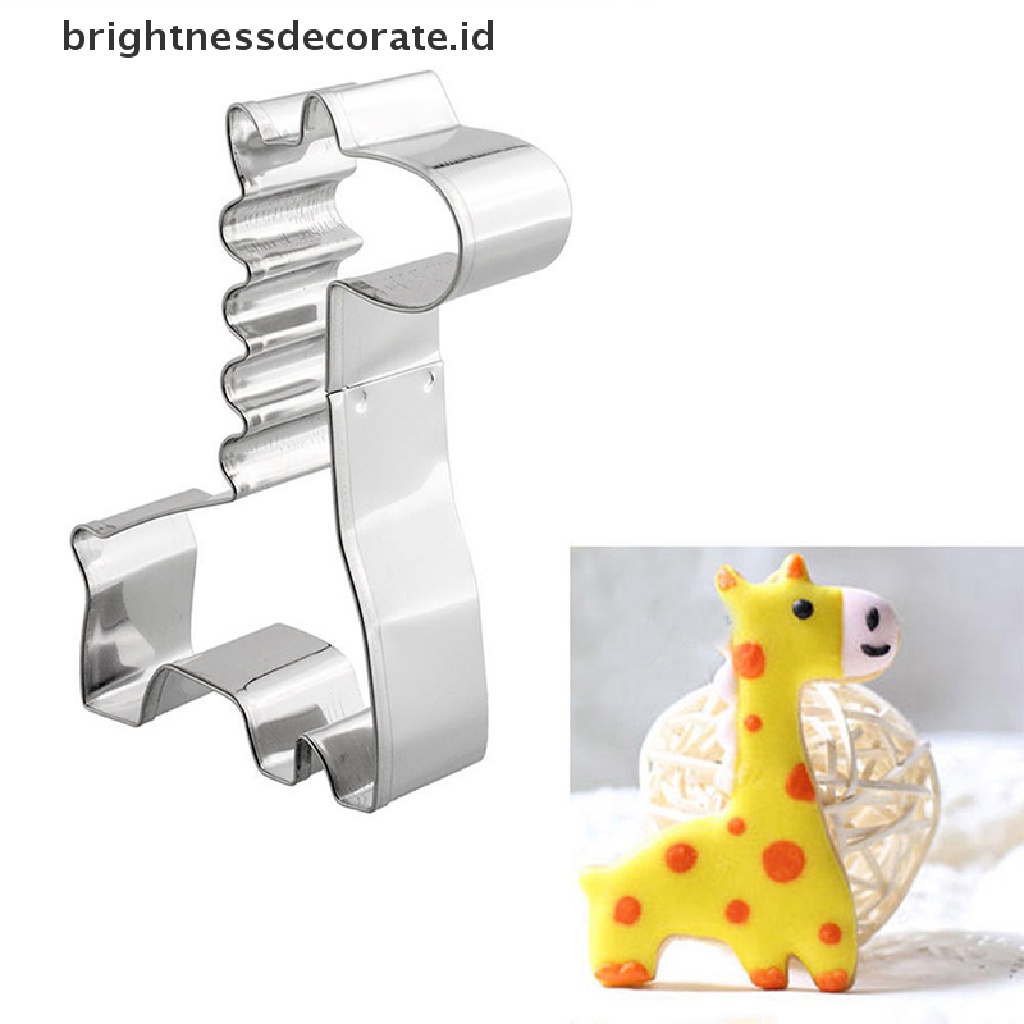 [Birth] Animal Giraffe Cookie Biscuit Cutter Kue Pastry Roti Cetakan Mold Alat Baking [ID]