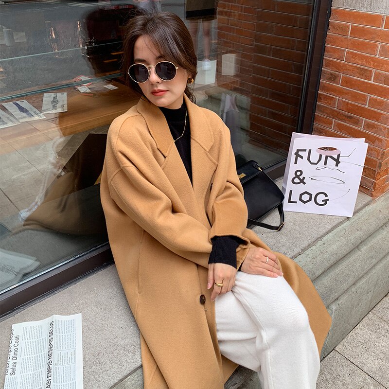 POCKET LONG COAT / LONG BLAZER COAT/ LONG COAT WANITA
