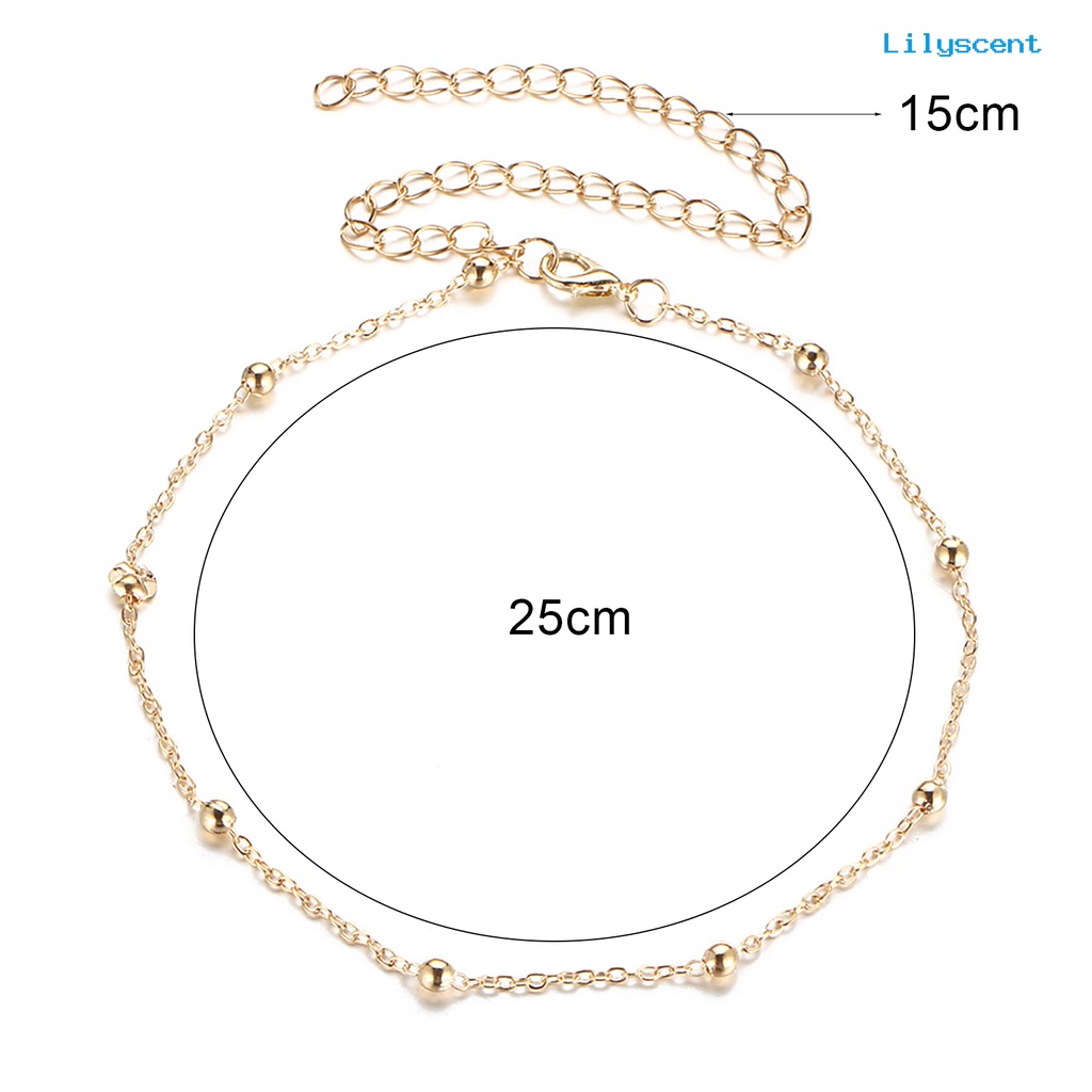 Ls Kalung Fashion Manik-Manik Wanita Choker Necklace Perhiasan Aksesoris Untuk Pesta