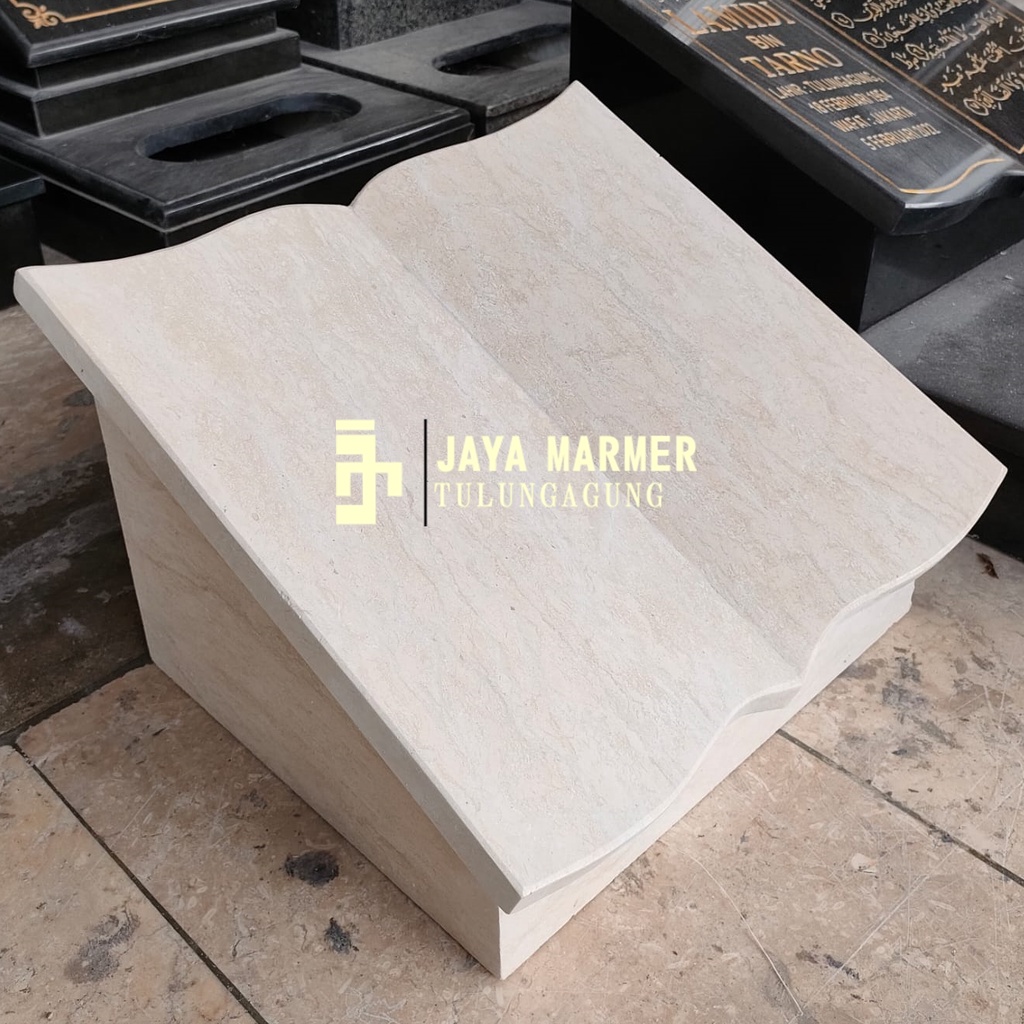 Nisan / Maesan Makam Box Model Buku Bahan Marmer