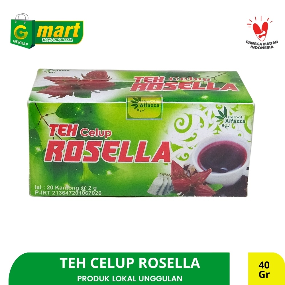 

Teh Celup Rosella - produk herbal - produk teh celup herbal rosella - teh celup rosella asli